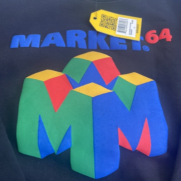 Brand New MARKET M64 CREWNECK BLACK - Picture 4 of 6
